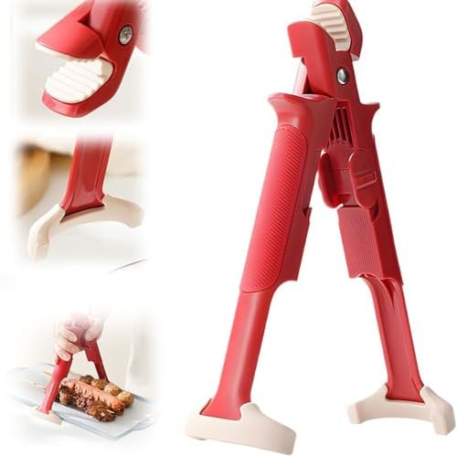 Multi-Purpose Anti-Scald Bowl Holder Clip – Double-Headed Kitchen Tongs for Bowls & Plates, Silicone Grip, Ergonomic Handle, Secure & Slip-Proof, Compact for Microwave/Oven/Steame (1PC)