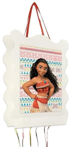 Piñata Cumpleaños Infantil Vaiana.Moana – Varios Diseños para Niños y Niñas - 30x40cm (Vaiana.Moana)