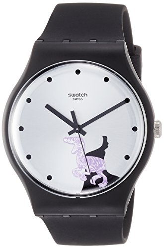 Swatch Herren Armbanduhr Analog Quarz Silikon SUOB139