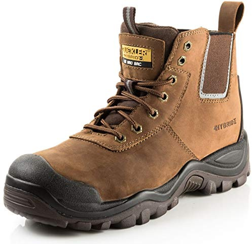 Buckler BHYB2BR Anti-Scuff Safety Work Boots Brown (Sizes 6-13)