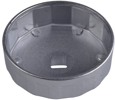 SW-Stahl 08450-79/15 Ölfilterglocke 79 mm - 15-kant Ölfilterschlüssel | Passend für Nissan & Ford, 1/2 Zoll Antrieb (12,5 mm), hochwertiger Aluguss, Premium Qualität für Ölfilterwechsel