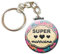 Porte Clés Chaînette 3,8 centimètres Super Marraine Idée Cadeau Accessoire Marraine Naissance Baptême Communion