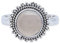Ring 925 Silber Rosenquarz rosa Stein Edelstein echt Silber Damen Sterling Silber Geschenk (MRG-194-07-(50))