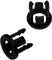 200x LED Fassung Halter 5mm Kunststoff Sockel Montagering