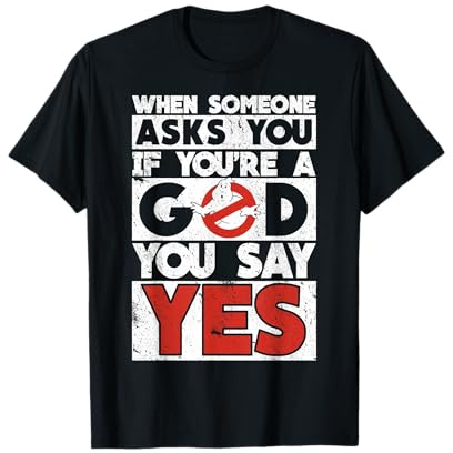 Ghostbusters Movie Quote Word Stack T-Shirt