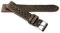 19mm Fluco Racing Rallye Vintage Rindsleder Uhrenarmband handgemacht in Deutschland Robust braun Ton in Ton Naht