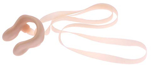 SEWACC Pince-nez de natation avec cordon en latex doux et fonctionnel pour adultes