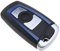 ECSiNG Coque de Clé de Voiture Pliable à 3 Boutons Coque de Boîtier de Télécommande Intelligente Compatible avec BMW 1/2/ 3/4 séries /F20/ F22 /F30 /F31/ F32