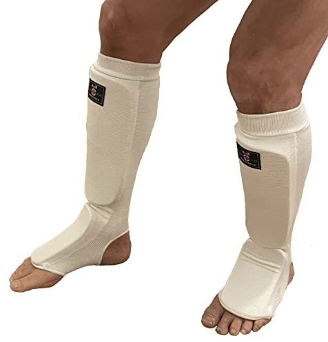 SCHIENBEINSCHÜTZER FÜR KYOKUSHIN KARATE, SHIN Protectors for KYOKUSHINKAI