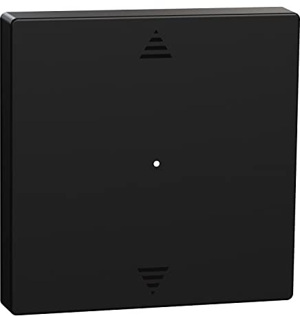 Schneider Electric MEG5215-0403 Pure Decor, M-Smart, M-Plan, M-Elegance, Schwarz Matt, Wippe mit Auf/Ab-Pfeil