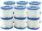 Denkmsd Filterkartuschen VI für Bestway Pool Filter, Filter Cartridge VI für Miami, Vegas, Monaco, Ersatzfilter für Bestway Spa 58323 (12 Stück)