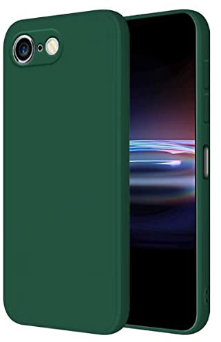 HONLEN Hülle für iPhone 6 / iPhone 6s Schutzhülle Case, (4.7 Inches) Liquid TPU Silicone Handyhülle mit Fallschutz Silikon Cover Dunkelgrün