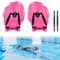 BOOSTEADY Palette per Nuoto con Regolabile, Pagaia Accessori Allenamento Unisex per Adulti e Bambini, Rosa, M