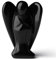 QINJIEJIE Engel Figur Obsidian Schutzengel Natürliche Kristalle Edelsteine Heilung Kristall Wächter Statue Reiki Engel Figur Angel Deko Geschenke