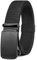 BOSTANTEN Elastischer Gürtel Herren, Nylon Stretchgürtel mit Ratsche Automatikschließe, Schwarz Golf Gürtel Breit 35mm,Größe Angepasst