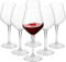 HAHASHOW Incassable Verres à vin 100% Tritan-Plastique Verres à vin 440ml Verres à Boire pour Le Parti Lot de 6