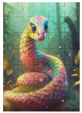 Schlange Puzzle 35 PCS Puzzleteile Für Erwachsene Und Kinder Puzzle Im Panoramaformat