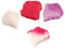 PRETYZOOM 400pièces Pétales De Rose Artificiels Plastique pour Décoration De Mariage Et Événements Rouge Rose Blanc Pur