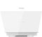 Aspes Campana Extractora Inclinada 60cm Cristal blanco ACPD600A3IB. Potencia 650m3/h, Tiro Doble, 4 Velocidades, Control Táctil, Filtro apto para Lavavajillas