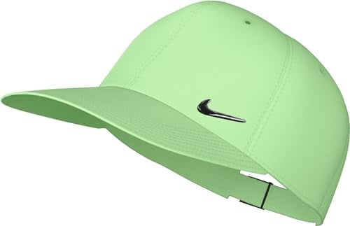 Nike Dri-Fit Club Unstrukturierte Metall-Swoosh-Cap Für Kinder, Vapor Green, FB5064-376, 1SIZE
