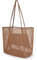 Generisch Mesh Beach Bags,Mesh Strandtasche Groß, Damen-Tragetasche Shopper Tasche,Faltbare Handtaschen Einkaufstasche Beach Tote Bag für Strand Familie Shopper Reise - 40x35x16cm