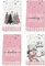 Artoid Mode Rosa Weiß Büffelkaro Schneemann Bäume Weihnachten Küchentücher Geschirrtücher, 42x65 cm Schneeflocken Deko Polyester Handtücher 4er Set