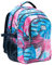 budmil ergonomischer Schulrucksack für Mädchen 32L - für Teenager Kinder ab Klasse 5 - wasserabweisend - Rucksack mit 3 Fächer & belüftete Rückseite (Edwin Blue & Rosa)