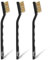 Cepillo de latón de 3 piezas pequeño cepillo de alambre de latón cepillo de alambre 3D juego de limpieza para impresora 3D, cepillo de alambre para la limpieza de escorias de soldadura, suciedad y
