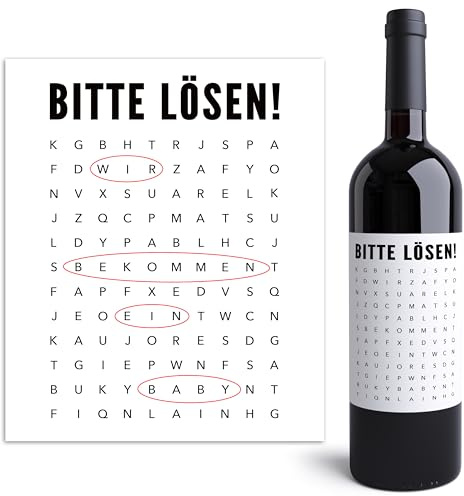 Nous recevons des étiquettes de vin personnalisées pour les grands-parents