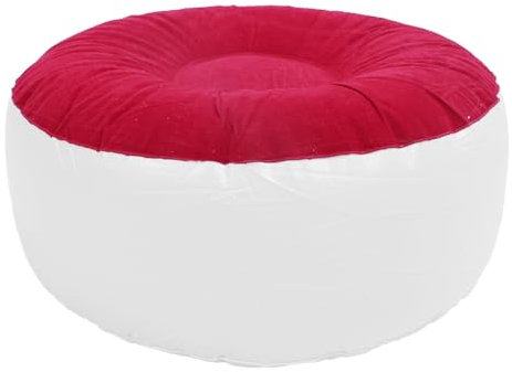 Outdoor-Pouf-Ottomane, Outdoor-Fußhocker, Kleiner Tragbarer Aufblasbarer Hocker, Aufblasbarer Mehrzweck-Beflockungshocker, Leichter Fußhocker, Outdoor-Fußstütze mit Ergonomischem