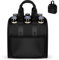 Playexen Sac à Bouteilles pour 6 Bouteilles Sac de Transport Bouteille avec Séparateurs pour Porte Bouteilles Bière Gourde Isotherme en Néoprène Réutilisable Sac Range Cadeau pour Noël Nouvel an,Noir