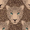 ReWallpaper Brown Leopard Print Wallpaper Peel and Stick Animal Print Vinyl Wrap for Kitchen Cupboards Doors Kids Wallpaper for Bedroom 44.5CMx3M Decorative Wall Paper Roll Furniture Stickers