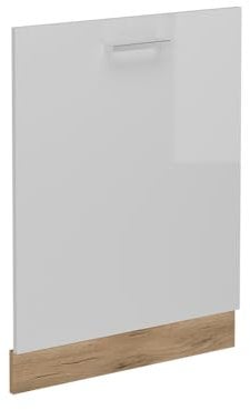 Vicco Panneau de Lave-Vaisselle R-Line, Blanc Haute Brillance, 60cm sans PT