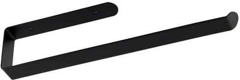 DIYZON Selbstklebender Papierhandtuchhalter unter dem Schrank, Wandmontage, Papierhandtuchrollenhalter für Küchenschrank, Badezimmer (schwarz)