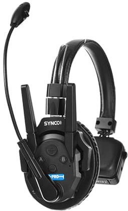 Joyance Xtalk XPro1 Wirel Intercom Headset System, 2.4G Wirel Headset mit Mikrofon, 500M Übertragung, 3,5 mm Echtzeitüberwachung für Filmemachen und Rundfunk