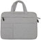 Mtlavishishness Laptop Case Waterproof Oxford in tessuto Oxford con cerniera doppia portatile portatili protettiva grigio chiaro (15 pollici)