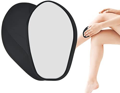 Nano Haarentferner, Crystal Haarentferner Stein Damen Haarentfernung ohne Rasieren, Epilierer Effekt für Glatte Haut Ohne Stoppeln (Schwarz)