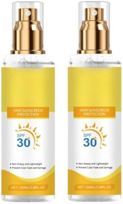 Sonnenschutzspray für Haare, Anti-UV-Haarspray, schützt vor Ausbleichen und Austrocknen, geeignet für Strandurlaub und Outdoor-Sport.