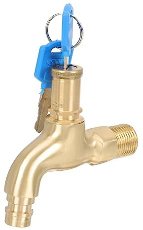 Yardenfun Grifo De Pared Antirrobo Para Baño Grifo De Agua Duradero Para Exterior Para Piscina y Fregadero