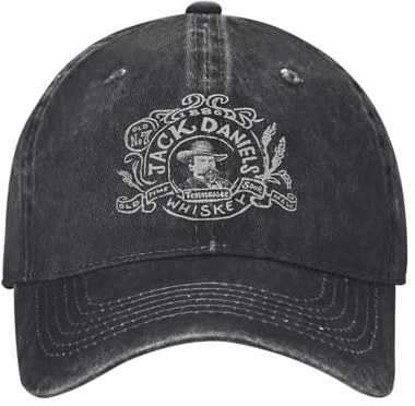 Casual J-Jack Daniels Whiskey Marke Baseballkappe Männer Frauen Distressed Denim Kopfbedeckung Outdoor Laufen Golf Verstellbare Hüte Kappe Geschenk angenehm überrascht klassisch