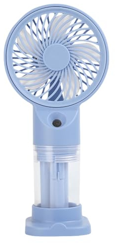 Ahuuen Tragbarer Ventilator mit Nebelfunktion,Klappbarer Tragbarer Ventilator Mit Sprühnebel Funktion | Kühlung Luftkühler Klappbar Wiederaufladbar für Camping Reise Outdoor Sport Veranstaltungen