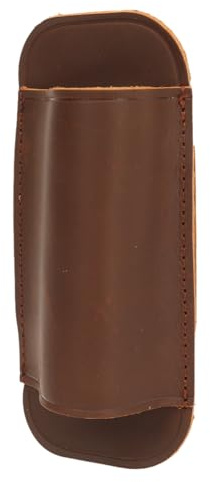 Xiuganpo Funda para Cuchillo Elegante, Artesanía Exquisita, Soporte para Cinturón de Cuchillo Horizontal para Funda de Cuero de Caballo para Navidad (BROWN)
