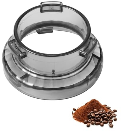 54mm Coffee Dosing Funnel for Sage Coffee Machine Accessories, Anti-Splash Espresso Dosing Funnel for Food Grade Barista Gift Leak Proof (Grey)