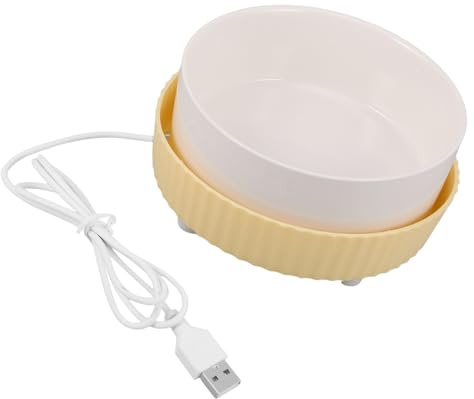 ROMISBABA Beheizter Katzentrinknapf mit USB-stromversorgung Konstante Wärmeerhaltung für Indoor und Outdoor Robuster für Haustiere für Kalte Wintermonate