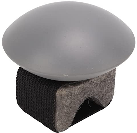 African Drum Finger Shaker, Percussion Instrument with Crisp Loud Sound, Lightweight Sand Rattle Hammer for Handbell Accessories, Comfortable Non - Slip Design for Music Performanc (Gray)