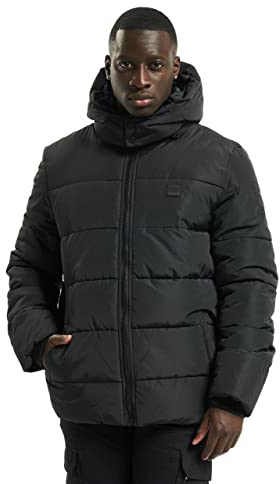 Urban Classics Giacca da Uomo con Cappuccio Rimovibile, Giacca con Zip e Polsini Elastici, Giacca Impermeabile, Taglie S - 5XL
