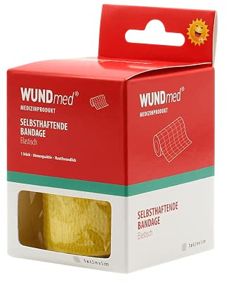 Wundmed Selbsthaftende Bandage 4,5m x 5cm Farbe variiert, 3er Vorteilspack