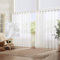 Elrene Home Fashions Carmen Sheer Extra-breiter Vorhang für drinnen und draußen, 1 Paneel, 365,8 x 213,4 cm, Weiß