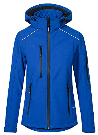 Softshell Jacke Plus Size Damen, Königsblau, XXXL