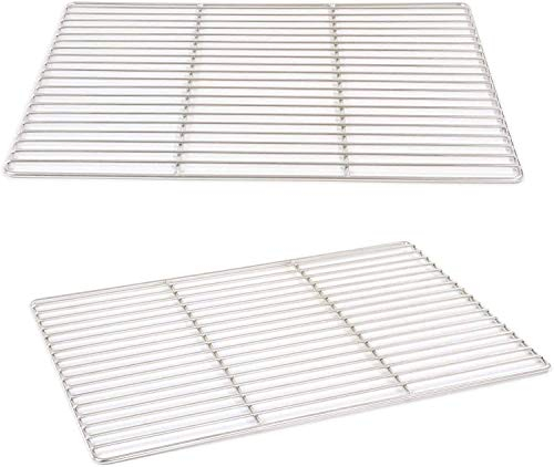 Grillrost 50 x 35 cm aus Edelstahl rostfrei und elektropoliert